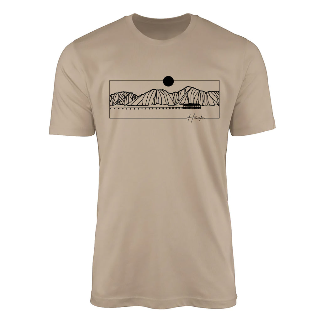 Hanalei Bay Line Art Tee – by Sean McCrink | Elephit Clothing