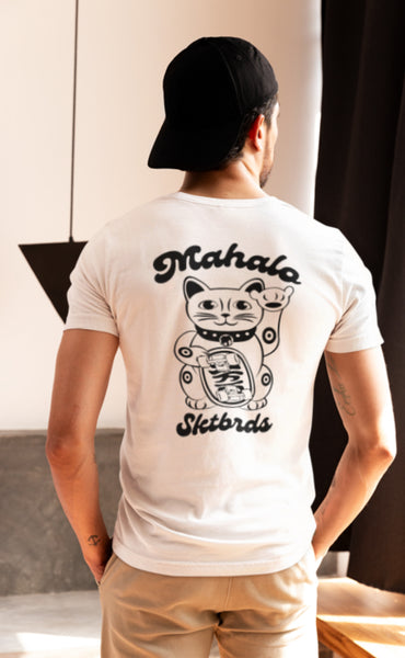 Mahalo Skateboards Lucky Cat Shirt ( One Color)