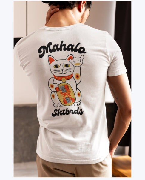 Mahalo Skateboards Lucky Cat Shirt