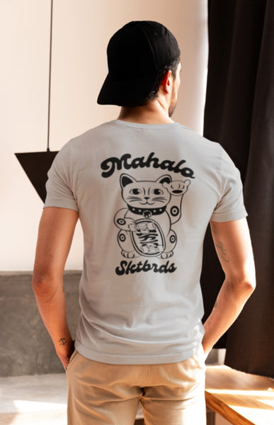 Mahalo Skateboards Lucky Cat Shirt ( One Color)