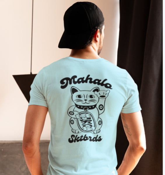 Mahalo Skateboards Lucky Cat Shirt ( One Color)