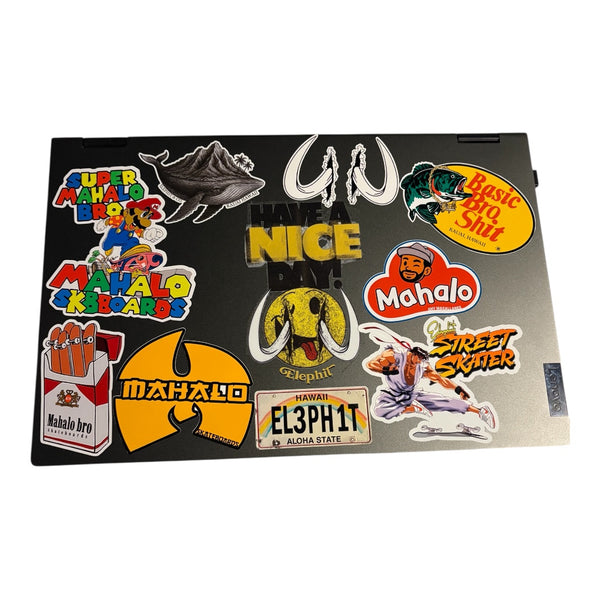 Mix of stickers