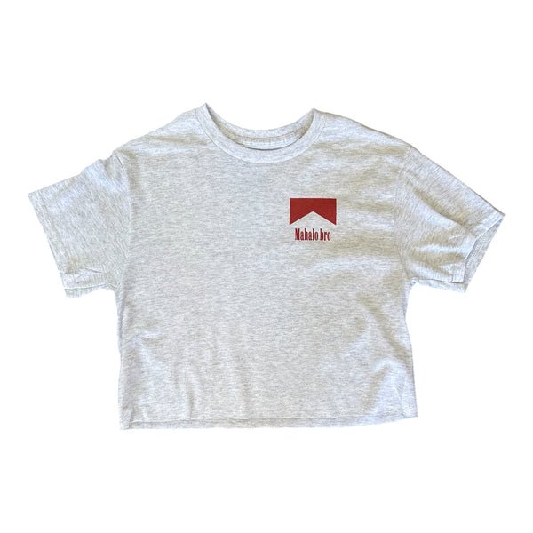 Mahalo man crop top