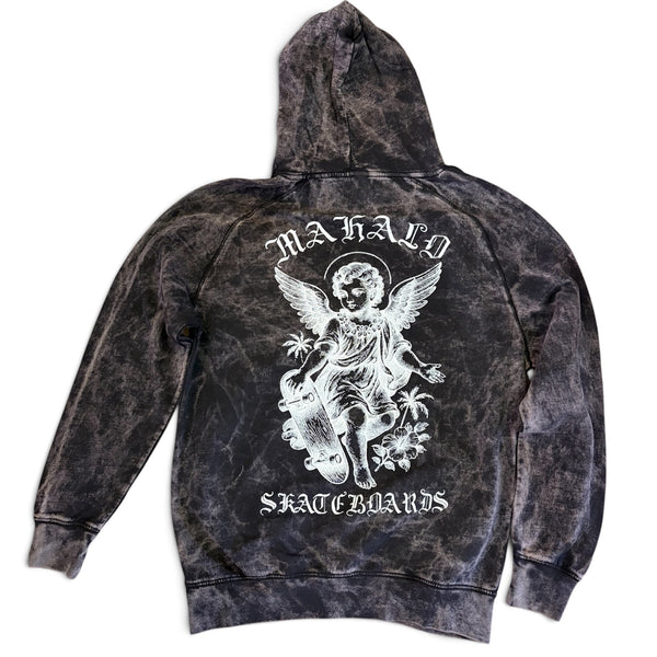 Mahalo Skateboards Angel Vintage Wash Hoodie