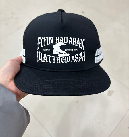 Flyin Hawaiian Striped Trucker Hat ( arriving 2-23 ship out as soon as we receive them)