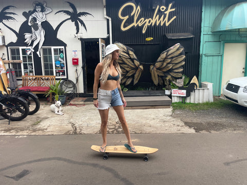 Longboard skate rental
