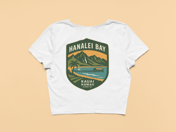 hanalei crop top