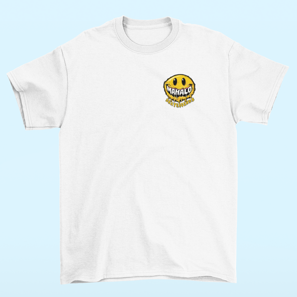 Mahalo Drip Smiley Tee