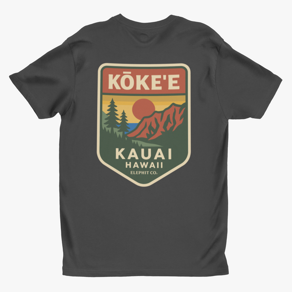 Kōke‘e – Kaua‘i Hawaii Tee | Elephit Co.