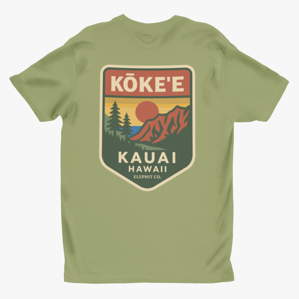 Kōke‘e – Kaua‘i Hawaii Tee | Elephit Co.