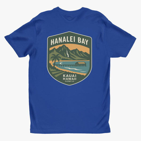 Hanalei Bay – Kaua‘i Hawaii Tee | Elephit Co.