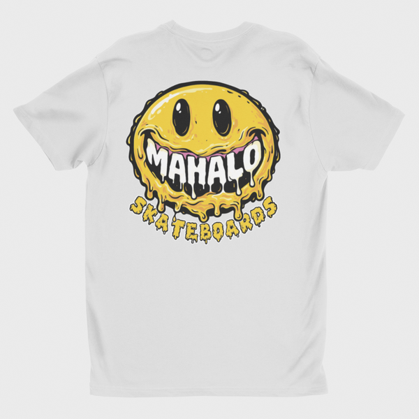Mahalo Drip Smiley Tee