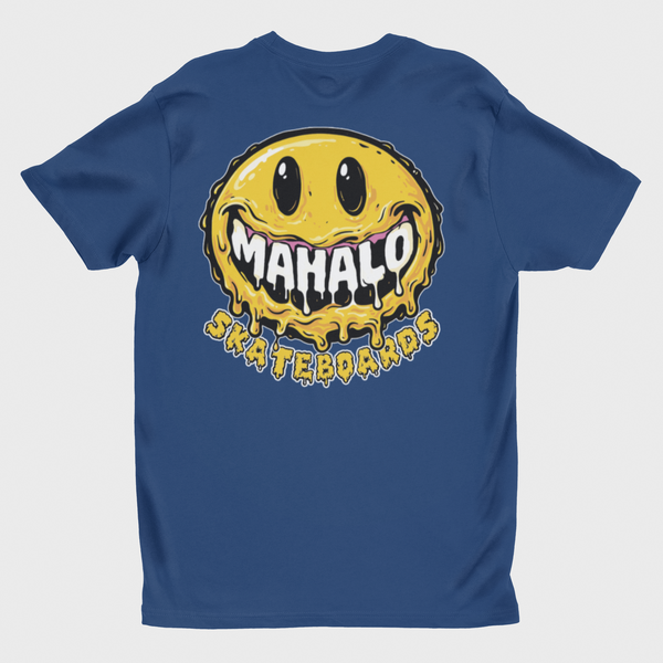 Mahalo Drip Smiley Tee
