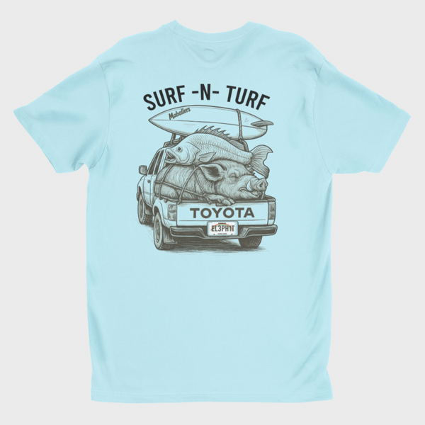 Surf & Turf – Kauai Edition Tee