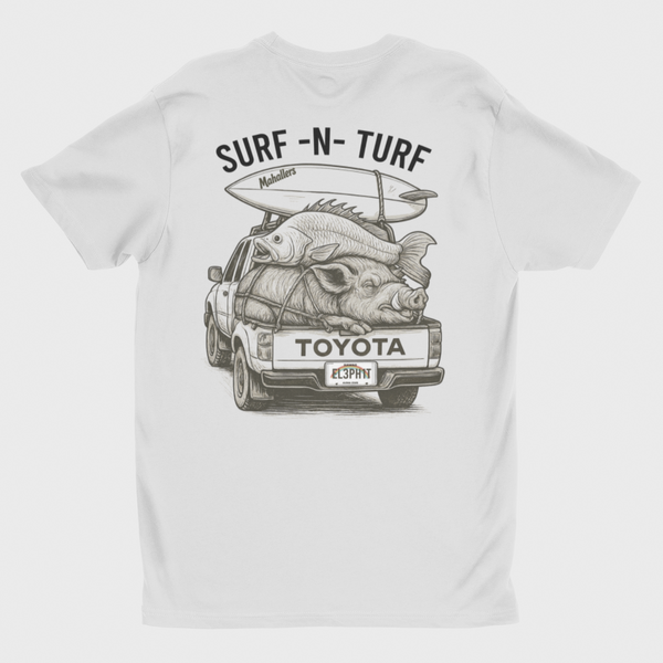 Surf & Turf – Kauai Edition Tee
