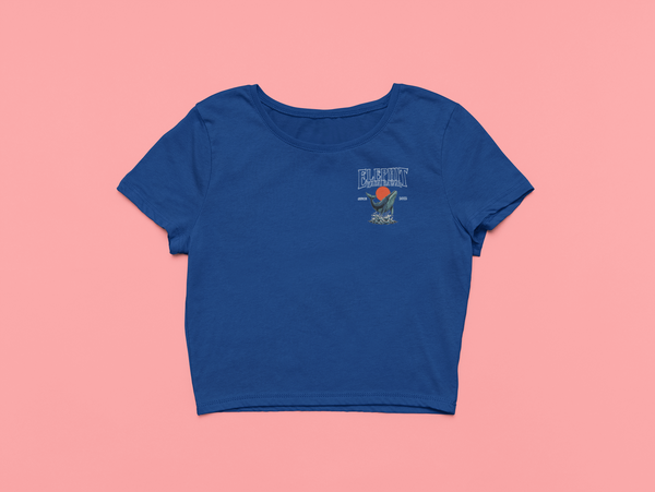 Whale Splash Crop Top