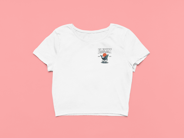 Whale Splash Crop Top