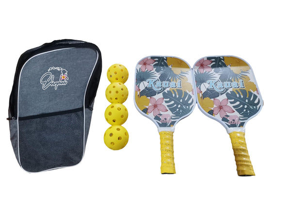 Pickleball Paddels Yellow floral (limited)